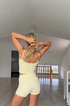 Butter yellow shorts