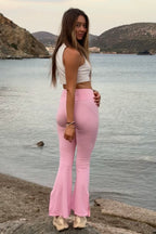 Široké legíny Pinky