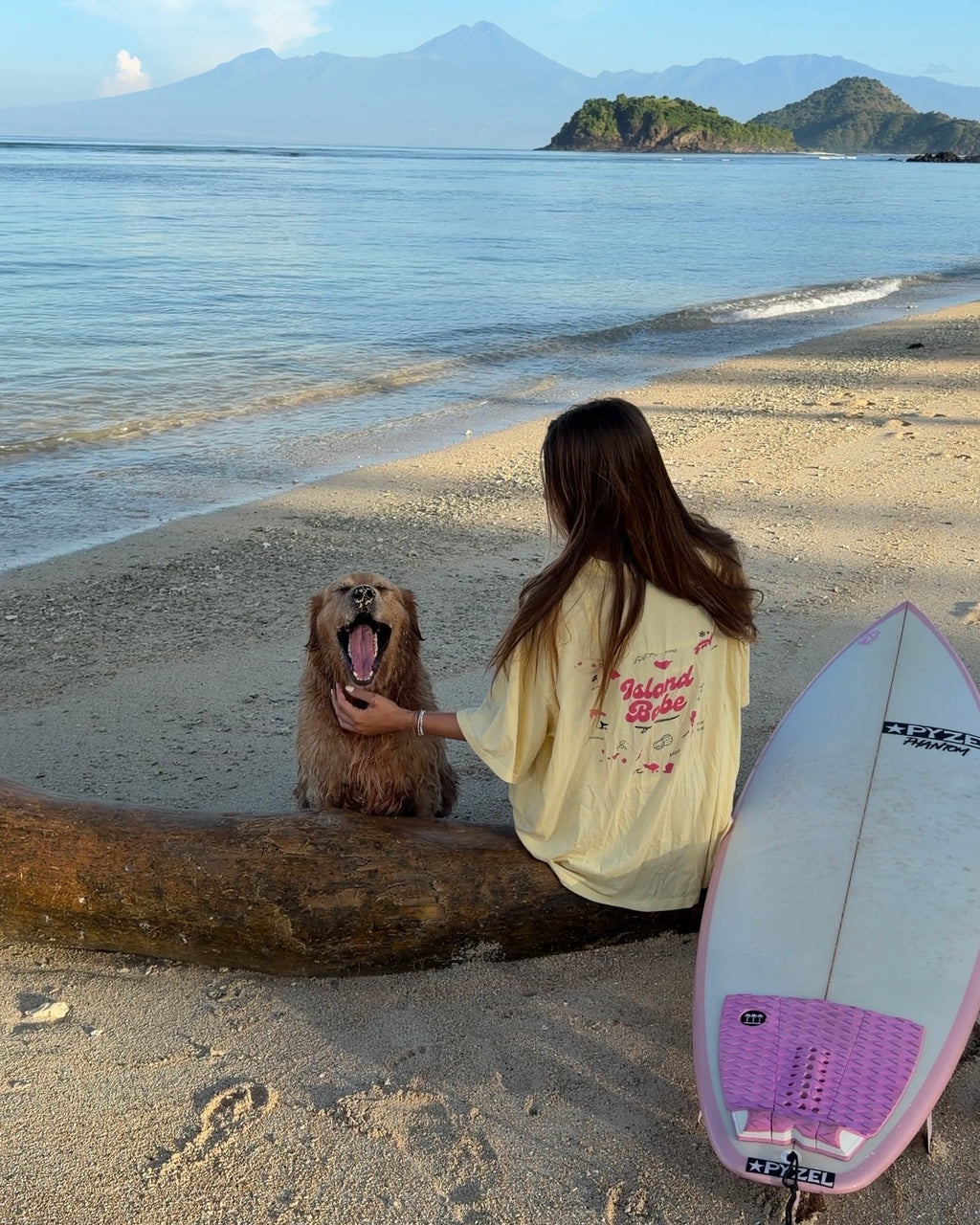 Island Babe tee Yellow – LIMITOVANÁ EDICE